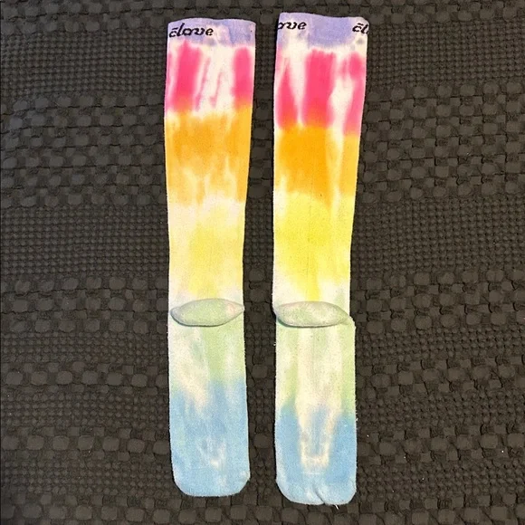 Clove Tie-Dye Knee-High Compression Socks - Picture 2 of 4